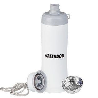 Waterdog TA450DBKK – Botella 0,45 l negra con logo pescadito