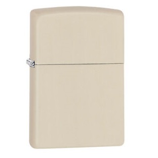 216 Zippo 216 Cream Matte Finish