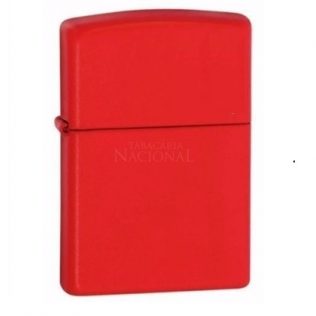 233 Zippo Plain Red Matte