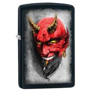 28862 Zippo Classic Tattoo Devil Lighter