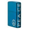 21055 Zippo Lighter Peace on The Side f