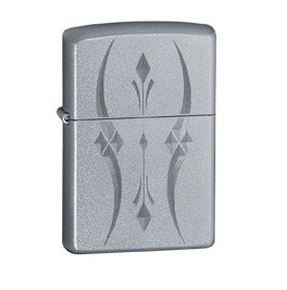 21155 Zippo Pristine Curves Satin Chrome