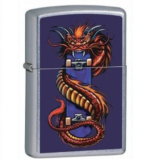 21215 Zippo Skate Dragon