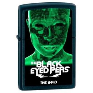 28026 Zippo Black Eyed Peas Black Matte