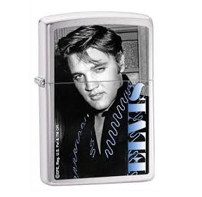 28073 Zippo Elvis Presley photo chromed