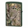 28079 Zippo Green Matte Lighter Real tree APG Camouflage