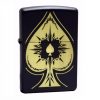 28662 Zippo Ace of Spades Black Matte