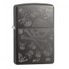 28685 Zippo Zo Iced Skulls Gray Dusk