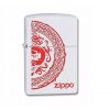 28855 Zippo Dragon Stamp on White Matte