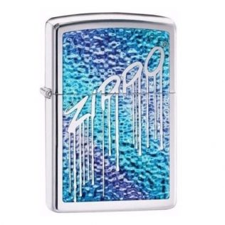 29097 Zippo Blue Fusion Liquid Design Logo