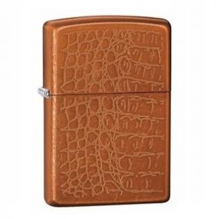 29246 Zippo Crocodile Pattern Toffee Engravings