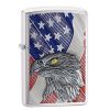 29508 Zippo USA Flag With Eagle Emblem