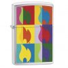 29623 Zippo abstract flame design