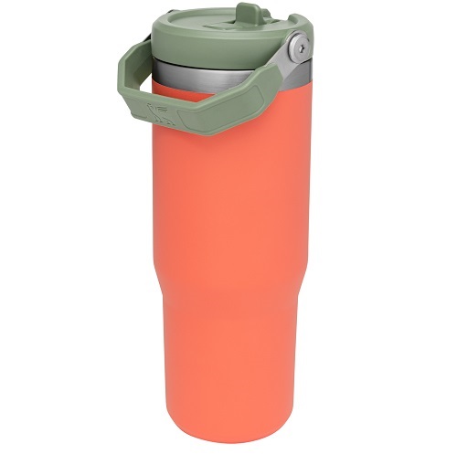 STANLEY FLIP STRAW TUMBLER CORAL 887 ml