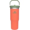 STANLEY FLIP STRAW TUMBLER CORAL 887 ml