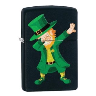 49124 Zippo Dabbing Leprechaun