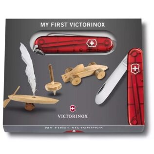 Cortaplumas Victorinox 0.2373.T MY FIRST VICTORINOX rojo transparente 9 usos