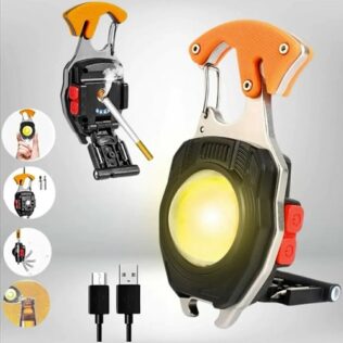 Linterna llavero SPINIT MULTI 500 Recargable con encendedor